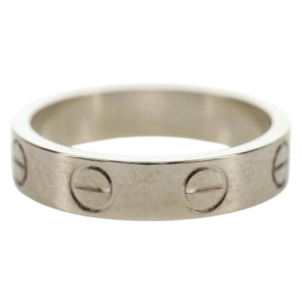 Cartier Love Ring 750 White Gold